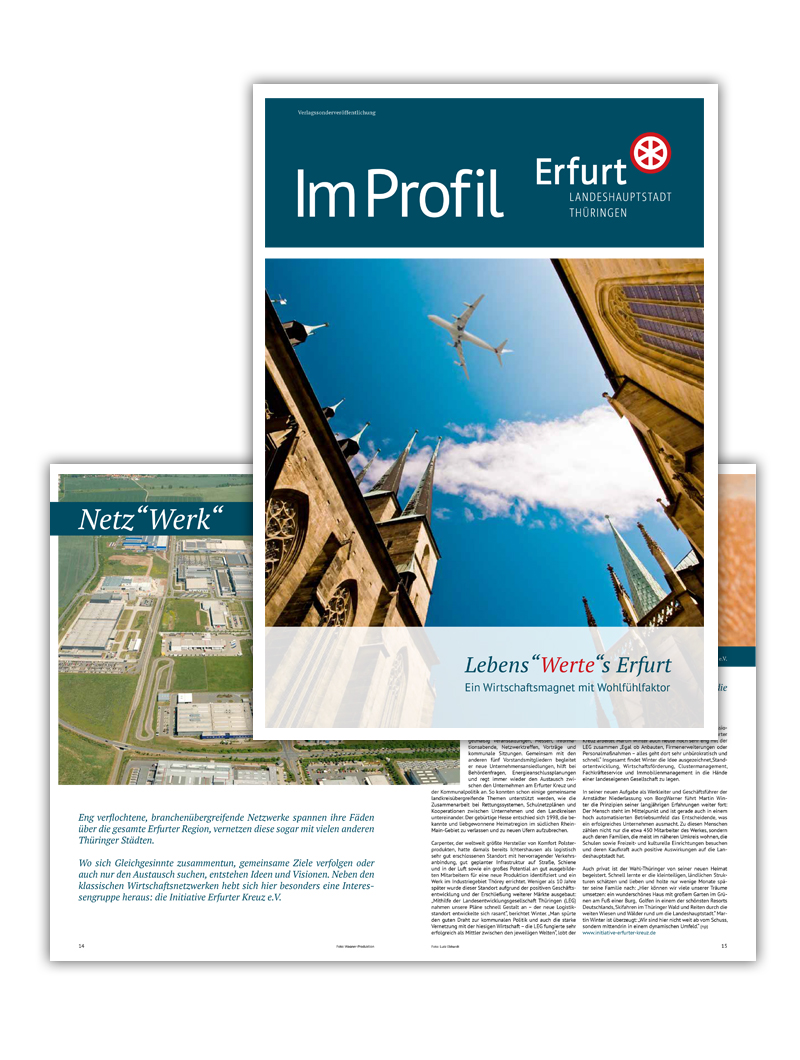 Wirtschaftsmagazin Erfurt Magazin der Landeshauptstadt 
